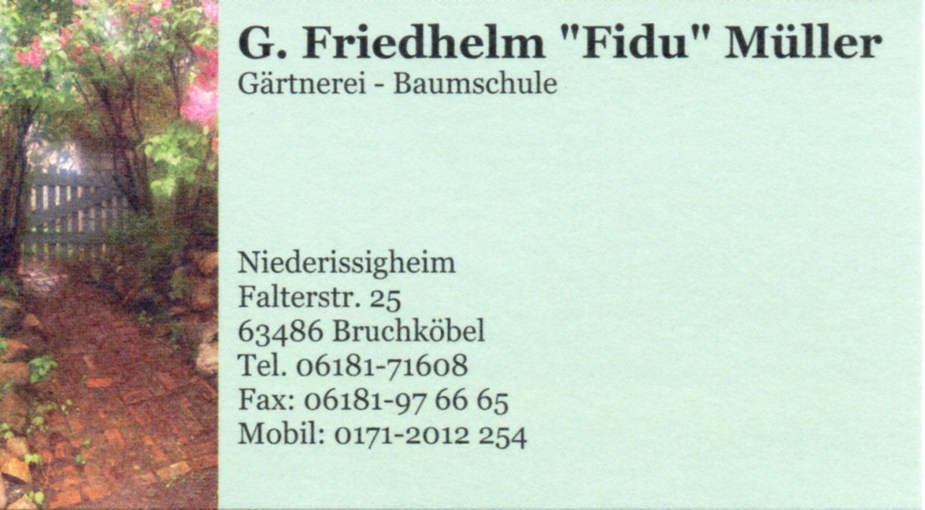 G.Friedhelm "Fidu" Müller Gartenbau-Baumschule